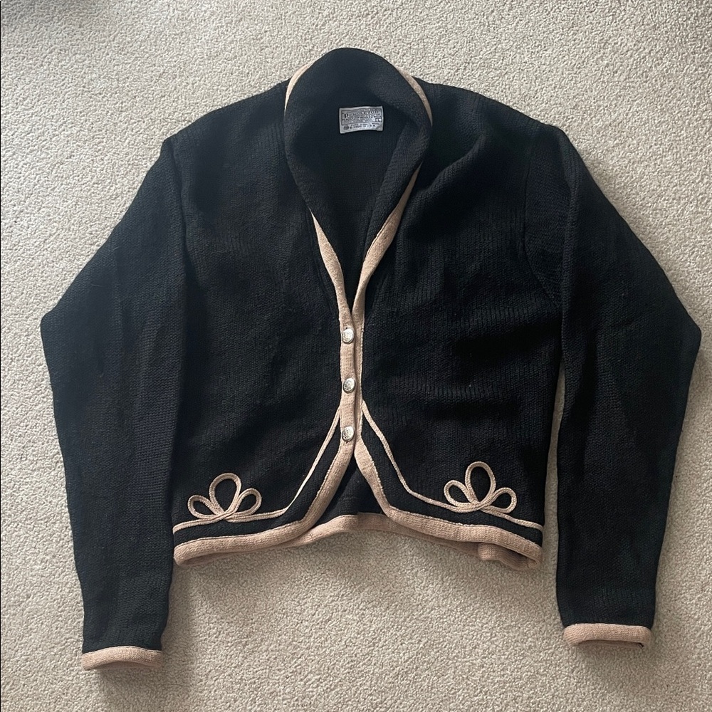 Pendleton Black and Tan Women's Blazer